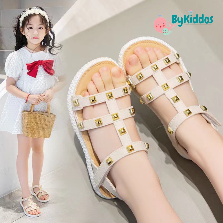 ByKiddos - Sandal Anak Perempuan VALEN Bahan Karet Model Lucu Import 2-8 Tahun