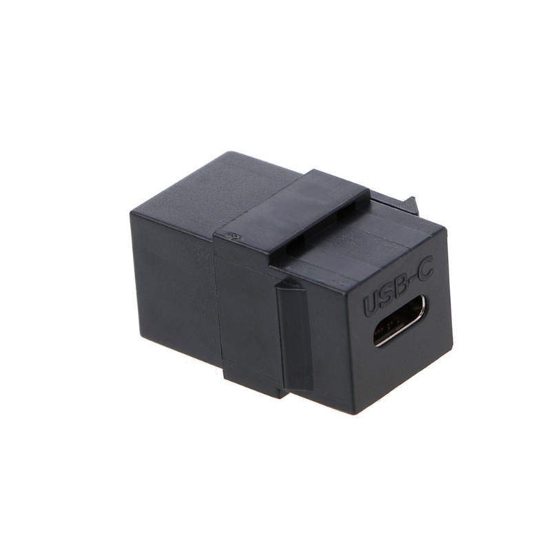 btsg USB 3.1 Type C Female To Female Connector Jack Wall Socket Panel Mount Adapter