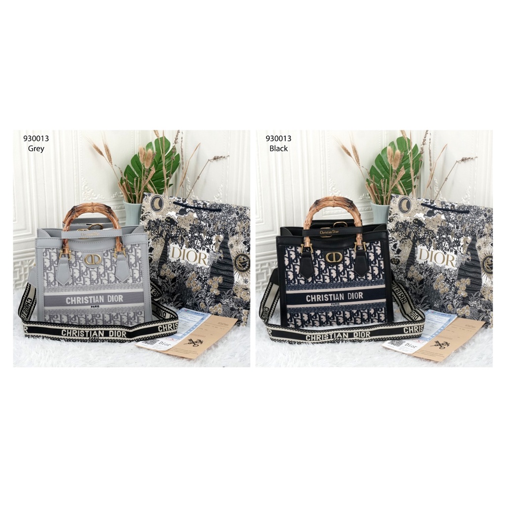 CD Diana Houndstooth Tote 930013