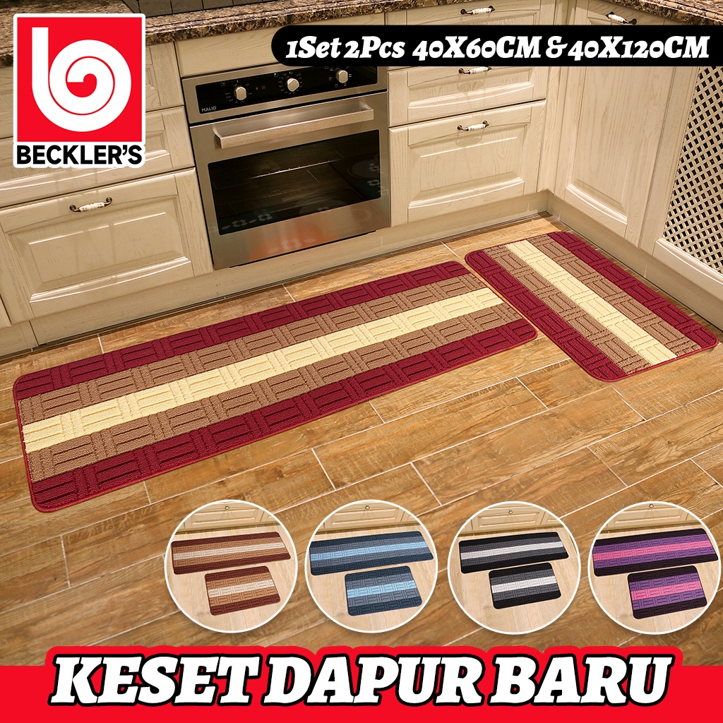Keset Dapur 2in1 Lembut Anti Slip / Kitchen Floor Mat 2in1 Premium Anti Slip