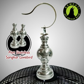 PION SANGKAR BURUNG  LOVEBIRD  STAINLESS Shopee Indonesia