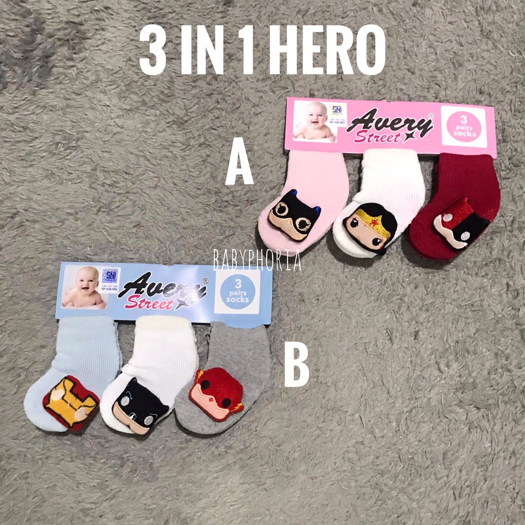 Kaos Kaki AVERY Tanpa Boneka