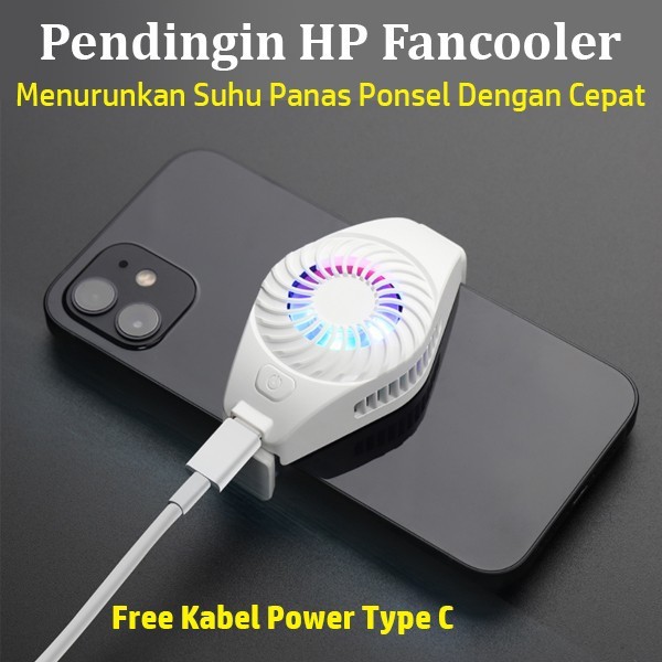 Kipas Pendingin HP Mobile Cooling Fan Pad Cooler Handphone H15