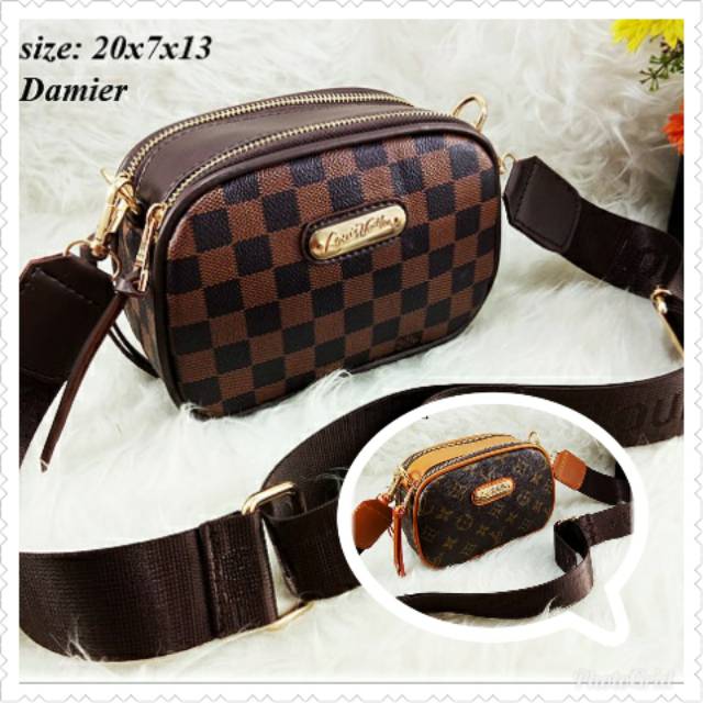 FASHION LV MINI SLING BAG 2ROOM