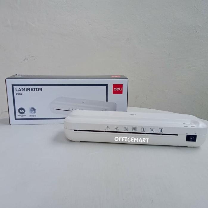 

Deli Mesin Laminating 2132 Ukuran Folio F4 / A4 Garansi .