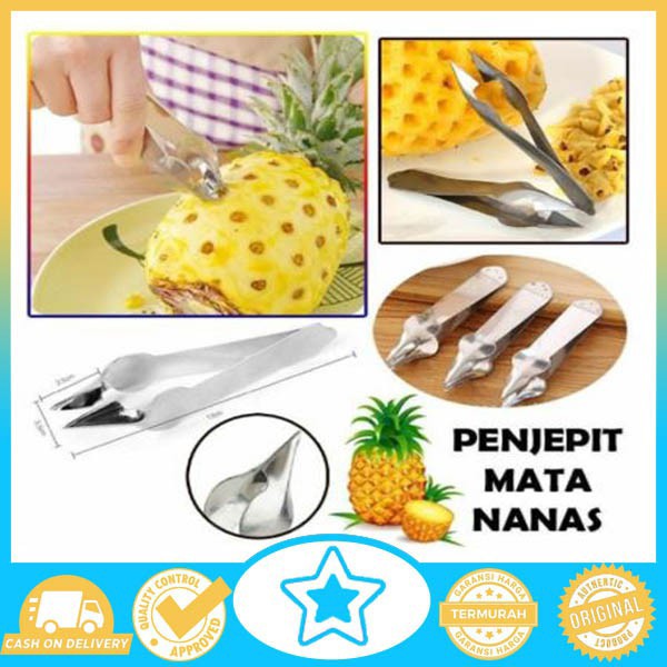 [1kg=65 Pcs] Sg203 Co  Klip Penjepit Mata Nanas Dengan Bahan Stainless Steel Dan Bentuk Buah Nanas