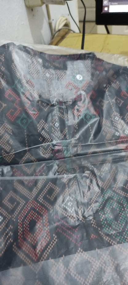 Couple Batik Modern Songket Slimfit Terlaris Ayah Anak Ibu