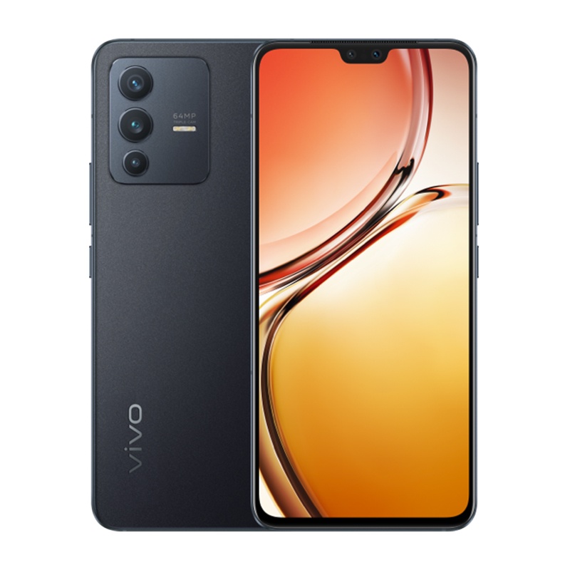VIVO V23e Vivo V23 5G RAM 8GB+4GB Extended ROM 128GB Garansi Resmi Original Handphone vivo HP Vivo V21 4G-V23 5G Black