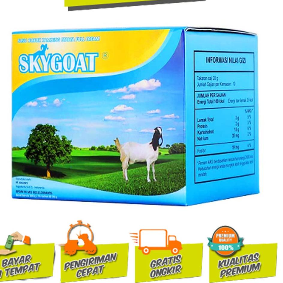 

YZG ® Sky Goat Susu Kambing Etawa Bubuk Propolis | SkyGoat Propolis Kemasan Box ➹ (Murah)