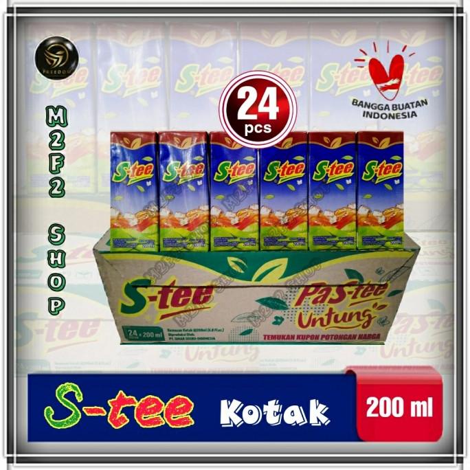 

[ COD ] S-tee / Stee Minuman Teh Kotak - 200 ml CUCI GUDANG Kode 270