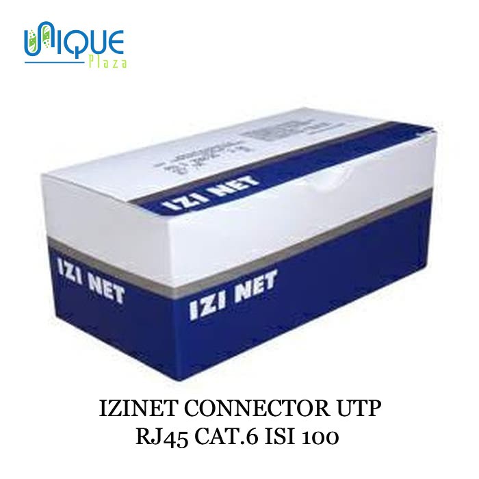 IZINET CONNECTOR RJ45 UTP CAT.6 ISI 100 ORIGINAL