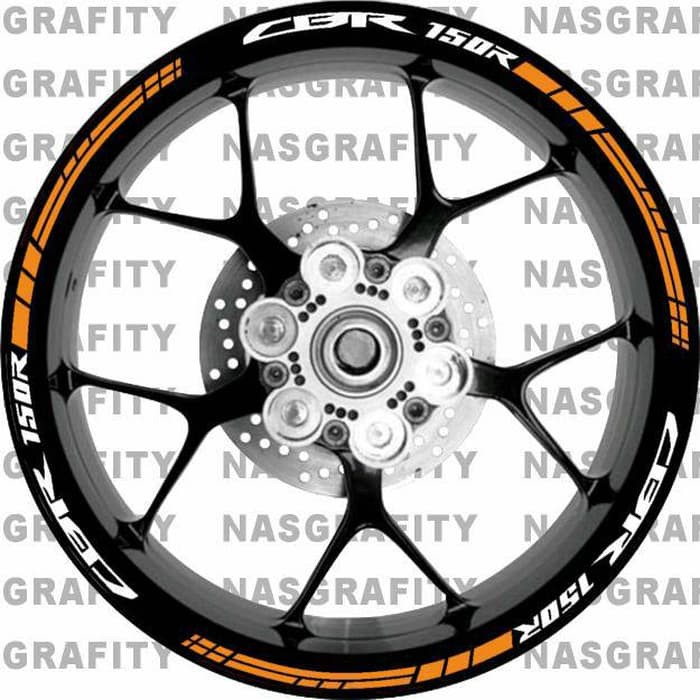 sticker velg racing honda CBR 150R