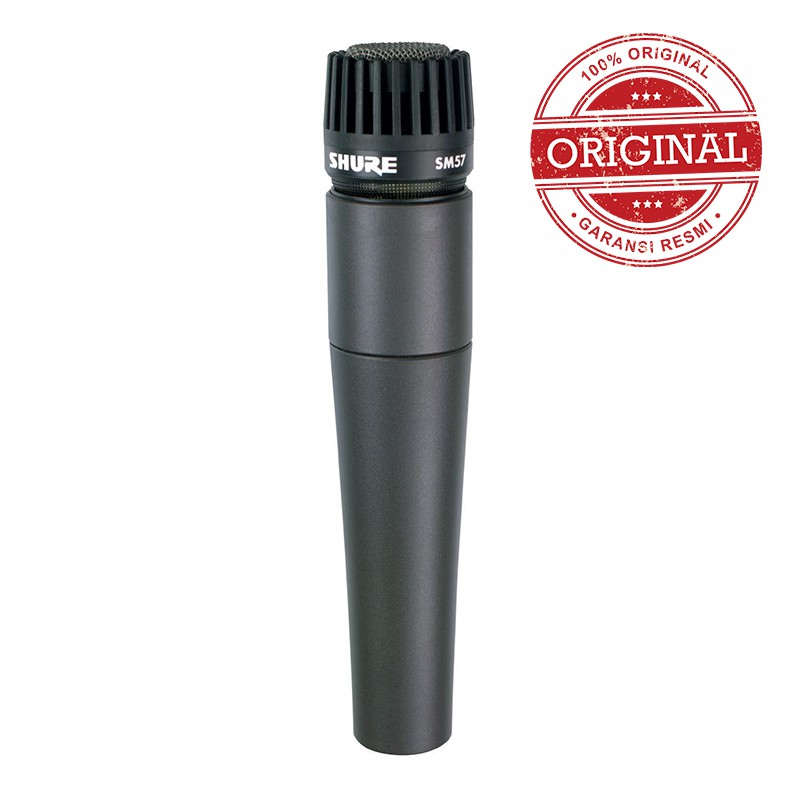 Shure SM57 SM-57 Shure SM 57 Dynamic Instrument Microphone Original Garansi Resmi