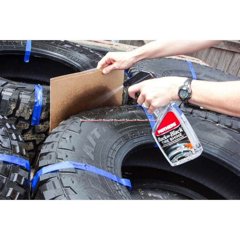 Mothers Back To Black Tire Shine 710ml Pembersih Ban Mobil Mother Pengkilap Ban Roda Mobil Kendaraan Backtoblack