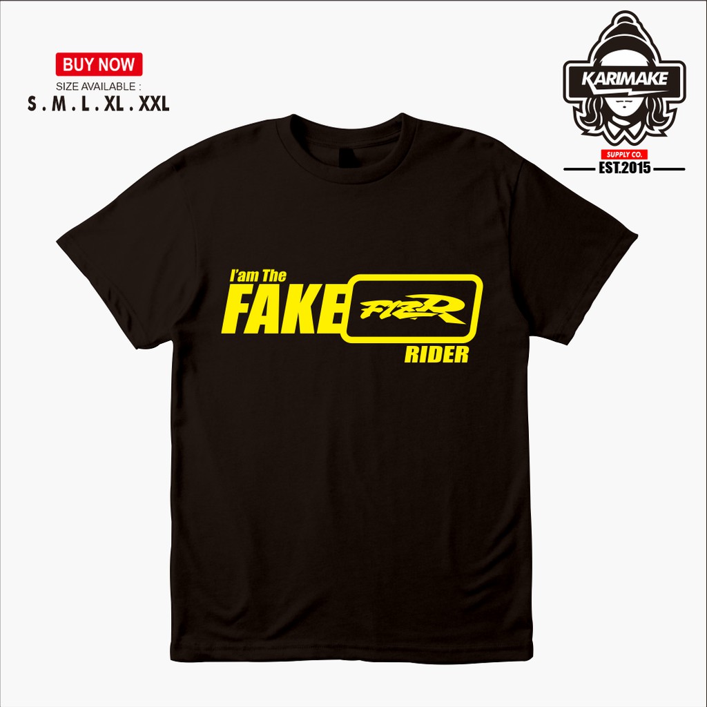 Kaos Baju Motor Fake Yamaha F1ZR Kaos Otomotif -