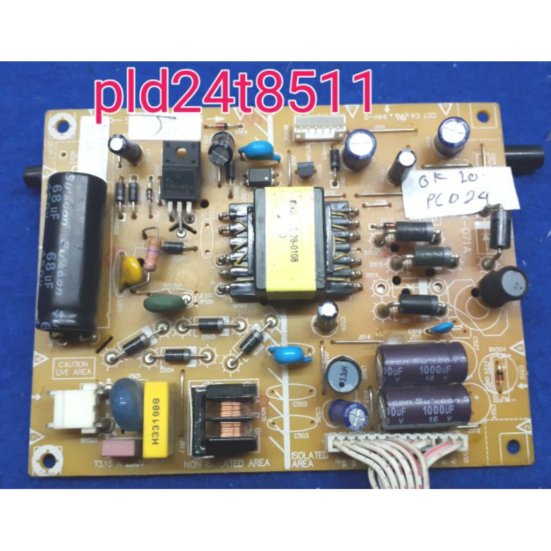 PSU POWER SUPPLY tv polytron led pld24t8511 24 inch