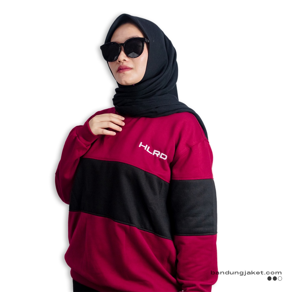 Sweatshirt Stripe Combo II  Sweater Basic Kombinasi Combo Pria dan Wanita