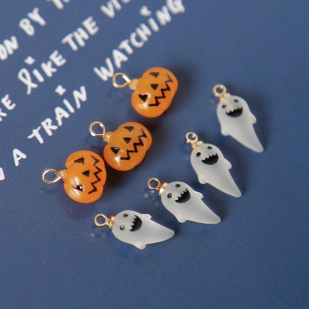 Needway   Halloween Charms Lucu 1pc Handmade Aksesoris Gantungan Kunci Pesona Anting Kalung Liontin Membuat Perhiasan