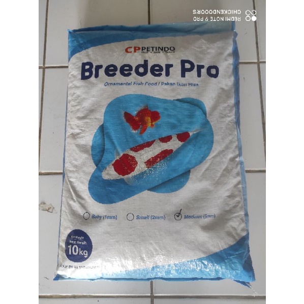 BP5 5MM BP 5 BREEDER PRO PELET KOI UKURAN M MEDIUM 10KG PAKAN IKAN KOI BERKUALITAS DENGAN KANDUNGAN 