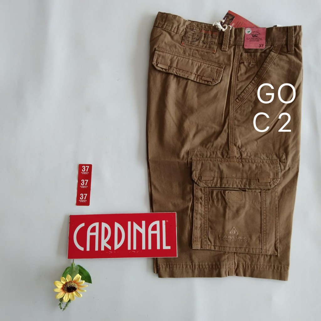 gof 37-KPL 1 CARDINAL KEMPOL CASUAL Celana Pendek Cowok Celana Kempol Fashion Pria Brand Kekinian