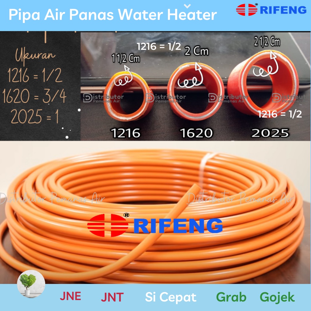 Pipa Air Panas Water Heater,Pipa Rifeng Air Panas