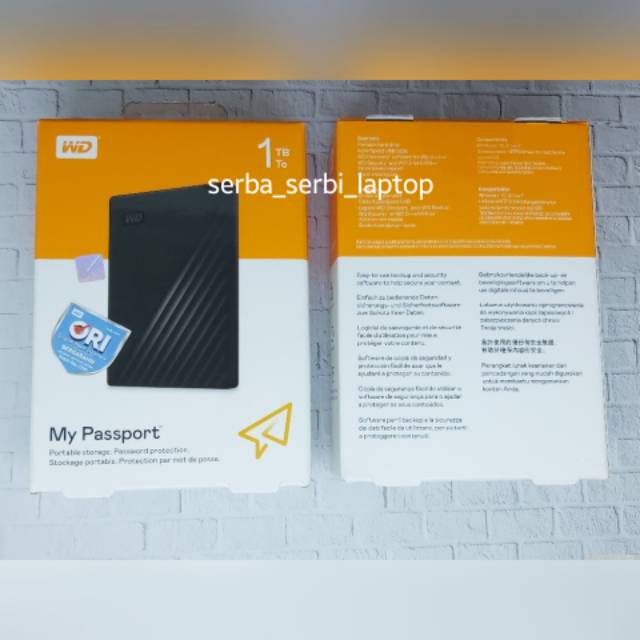 Harddisk External / External Hard Drive Merk WD Passport /SGT 500G 1TB 2TB