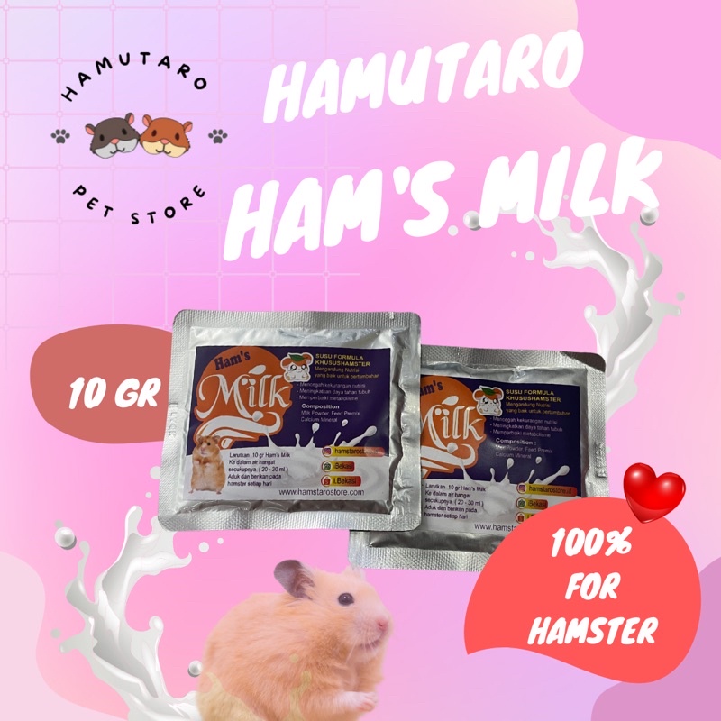 Susu Hamster kemasan sashet