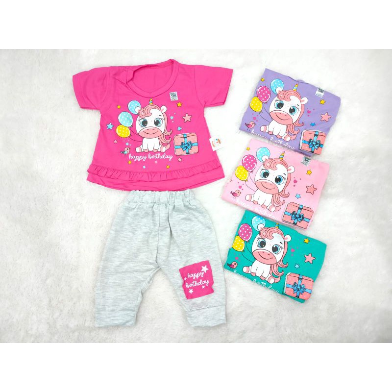 1 Pcs Setelan joger TERIPANK Baby girl 3-6 months