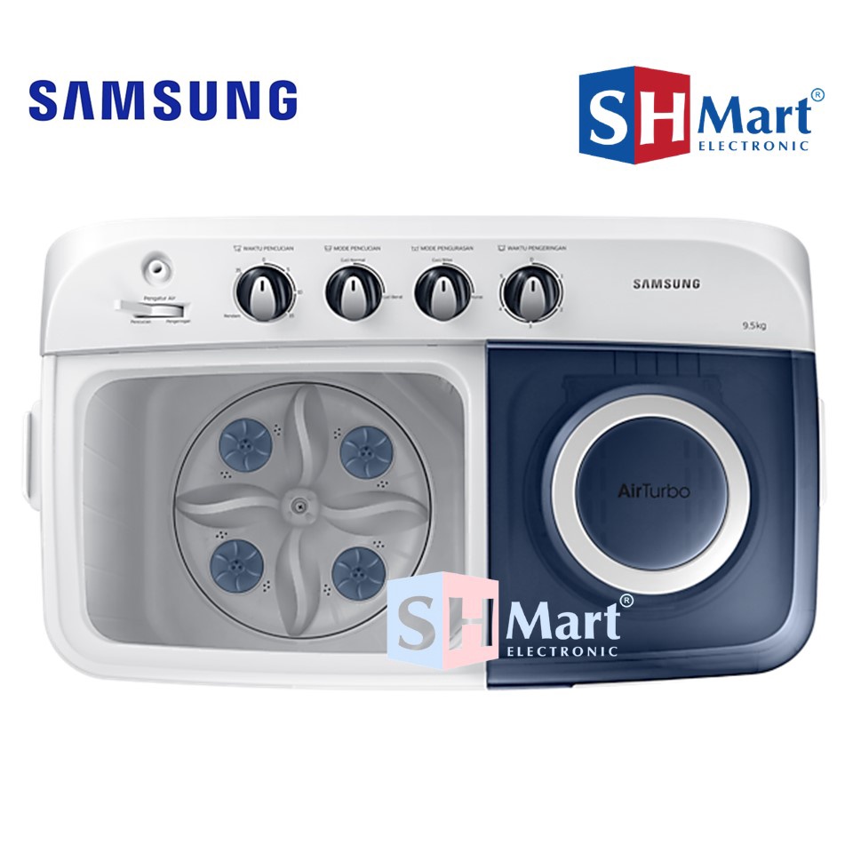 MESIN CUCI 2 TABUNG SAMSUNG 12 KG WT12J4200MB FREE PASANG ( MEDAN)