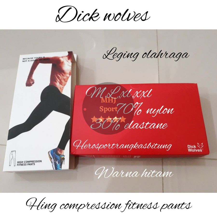 Celana Legging Dick Wolves Compression Tights/ Celana Dick Wolves Pria