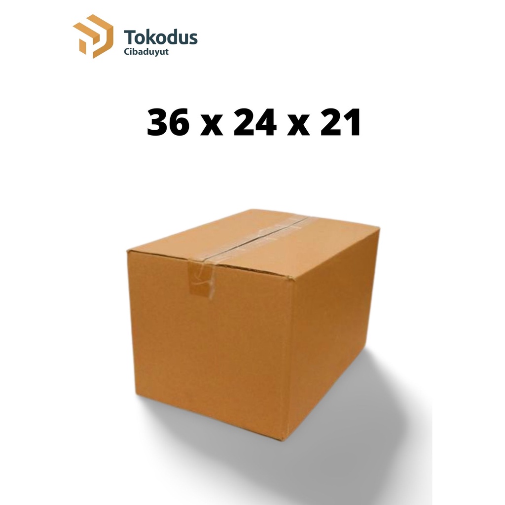 

Kardus Box Kemasan | Kardus Box Packing | Kardus Polos | Dus Paket uk 36 x 24 x 21 cm - Tokodus Cibaduyut