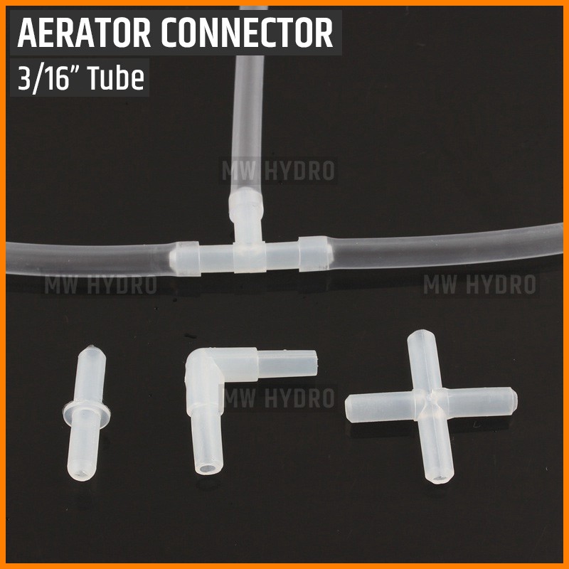 Konektor Selang Aerator Akuarium 3/16&quot;