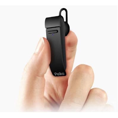 PEIKO Smart Intelligent Real Bluetooth Earphone Translator Penerjemah - Hitam