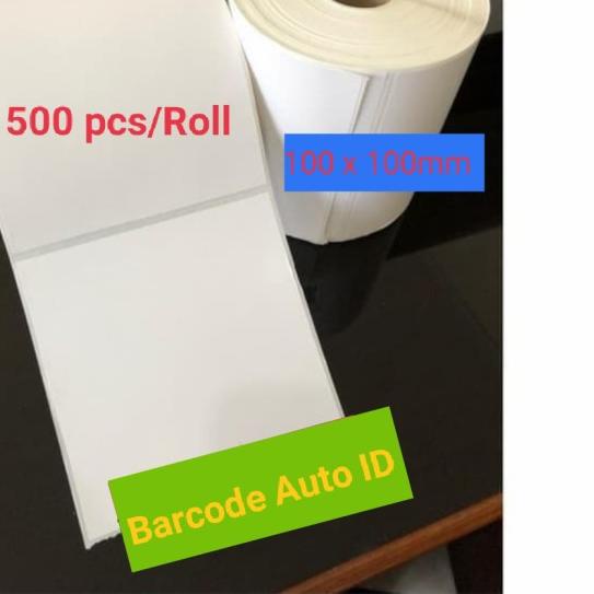 

☪ LABEL Thermal 100MM X 100 MM-500PCS/ROLL-ZD888, WINE C342C,TSC ❉