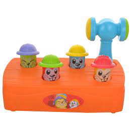 Bloomy Hammer Animal Tap Game Multi Color Mainan Edukasi Anak Tap Turn