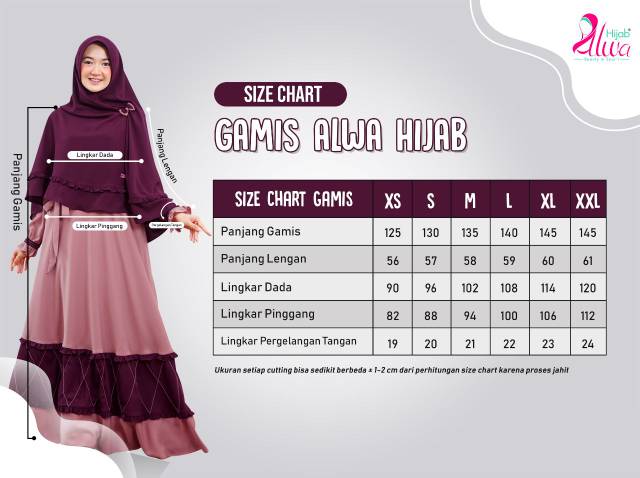 GAMIS NIRINA SET KHIMAR || ALWA HIJAB