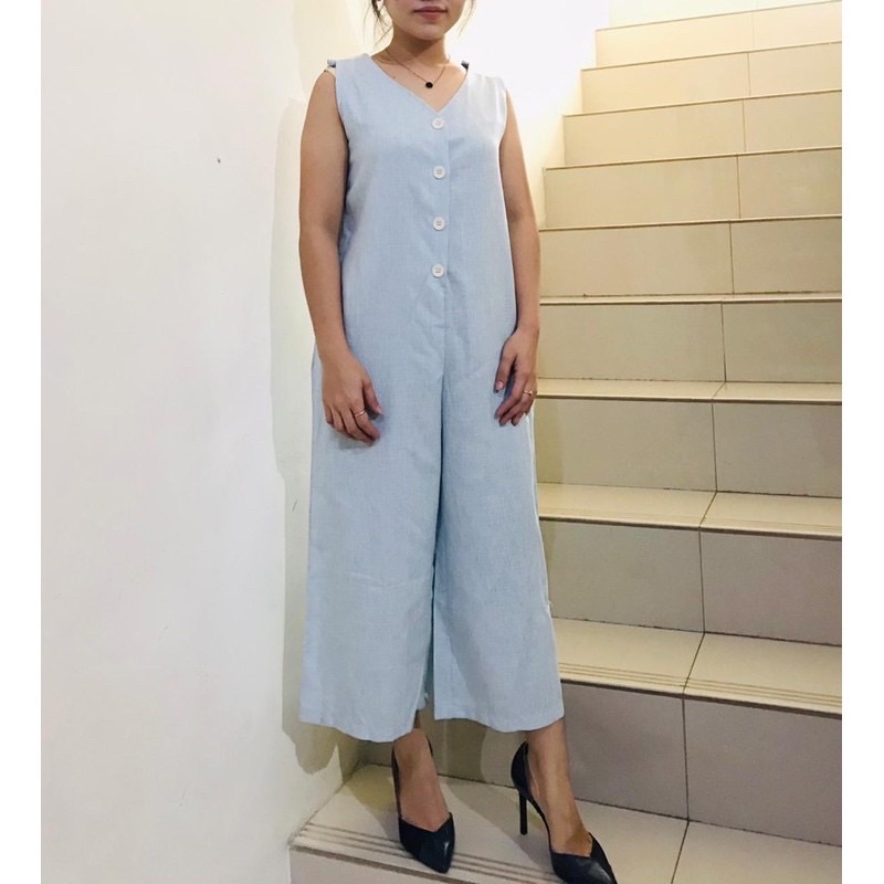 Jumpsuit Panjang Lengan Buntung Import Bangkok (B-14)