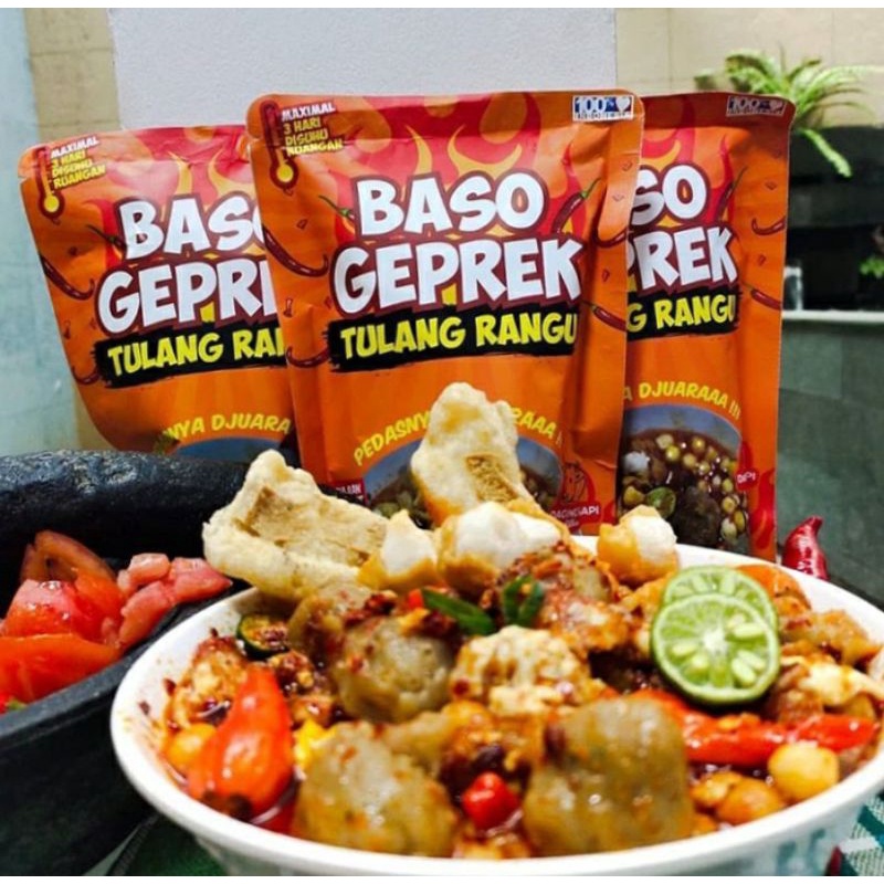 

bakso geprek tulang rangu