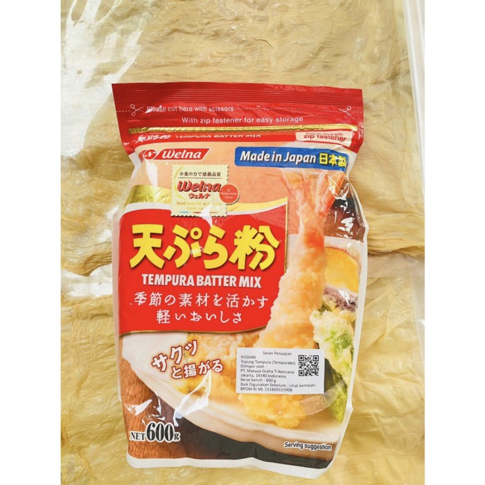

BISA COD Welna Tempura Better Mix / Tepung Tempura Nissin 600gr