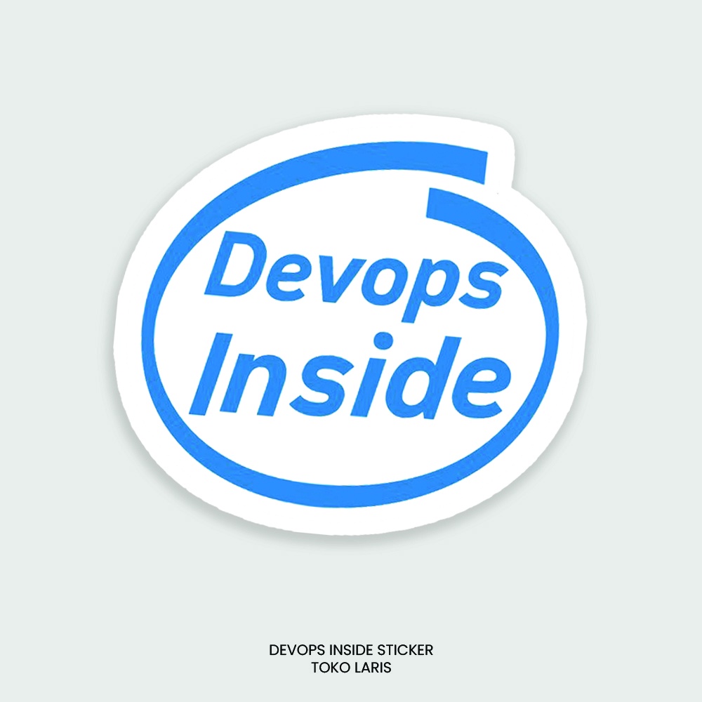 Sticker DEVOPS INSIDE Untuk Sticker Laptop, Tumblr, Helm, Case