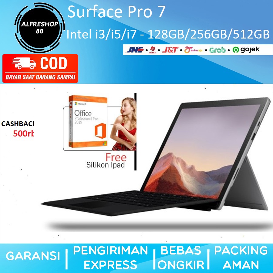 Microsoft Surface Pro 7 Intel i3 10 Gen 128GB 4GB 128 GB