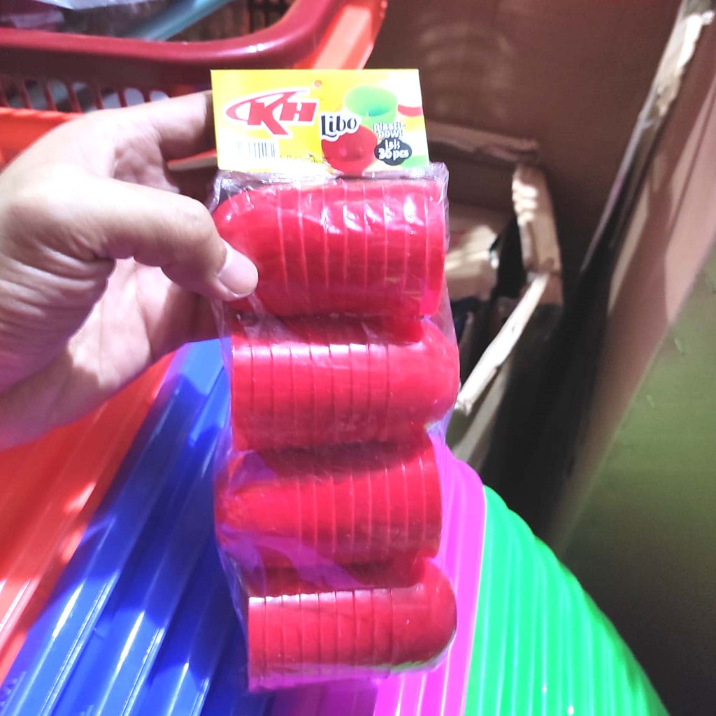 Cetakan kue apem /mangkok plastik Isi 2 lusin