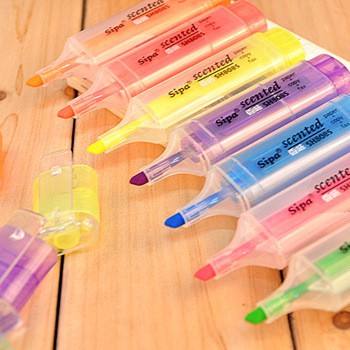 

[LBS] SIPA Stabilo Wangi Berwarna / Scented Colorful Highlighter