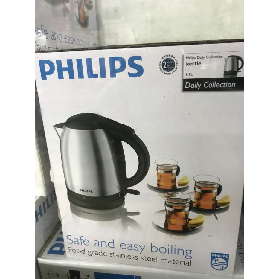 KETTLE PHILIPS HD 9306 STANLESS / TEKO PEMASAK AIR PANAS TERMURAH