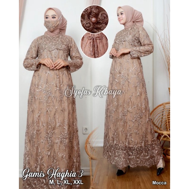 Kebaya Modern /Gamis / Gamis Modern / Kebaya Wisuda / Kebaya Brukat / Gamis Pesta / Kebaya Kondangan