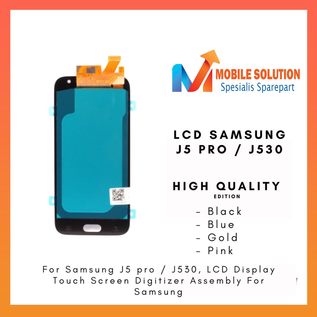 Grosir LCD Samsung J5 Pro / LCD Samsung J530 2017 OLED 100% Fullset Touchscreen Garansi 1 Bulan + Packing / Babbel