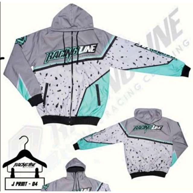 Jaket Racing Line Parasut tebal J Print-04