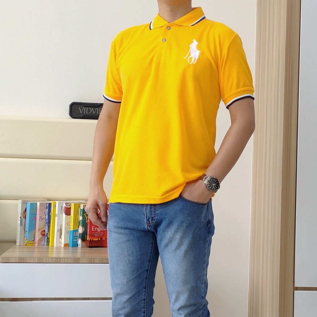 KAOS KERAH PRIA LAKOS DEWASA POLO POLOS SIZE L