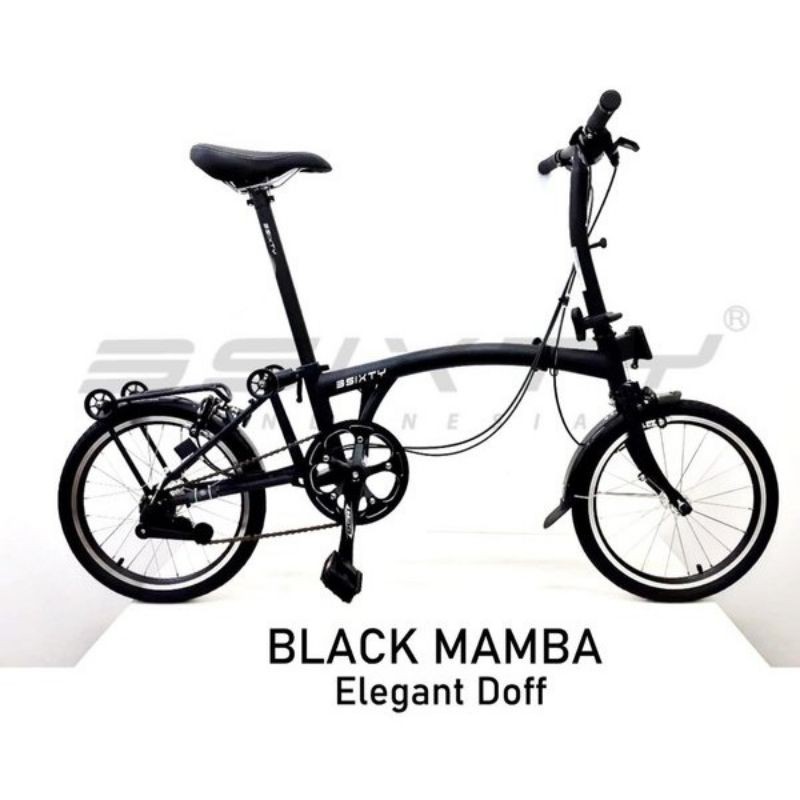 Sepeda Lipat 3 sixty 3sixty Midnight Black (Second jarang pakai)
