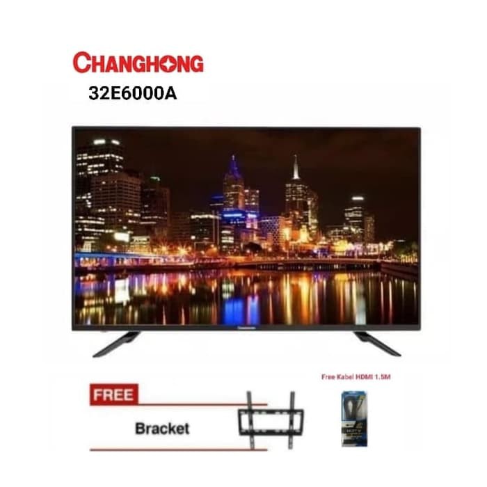 Promo Changhong 32G4A LED TV [32 inch]2HDMI-2USB-1VGA+ Bonus Bracket Dinding Murah Banget